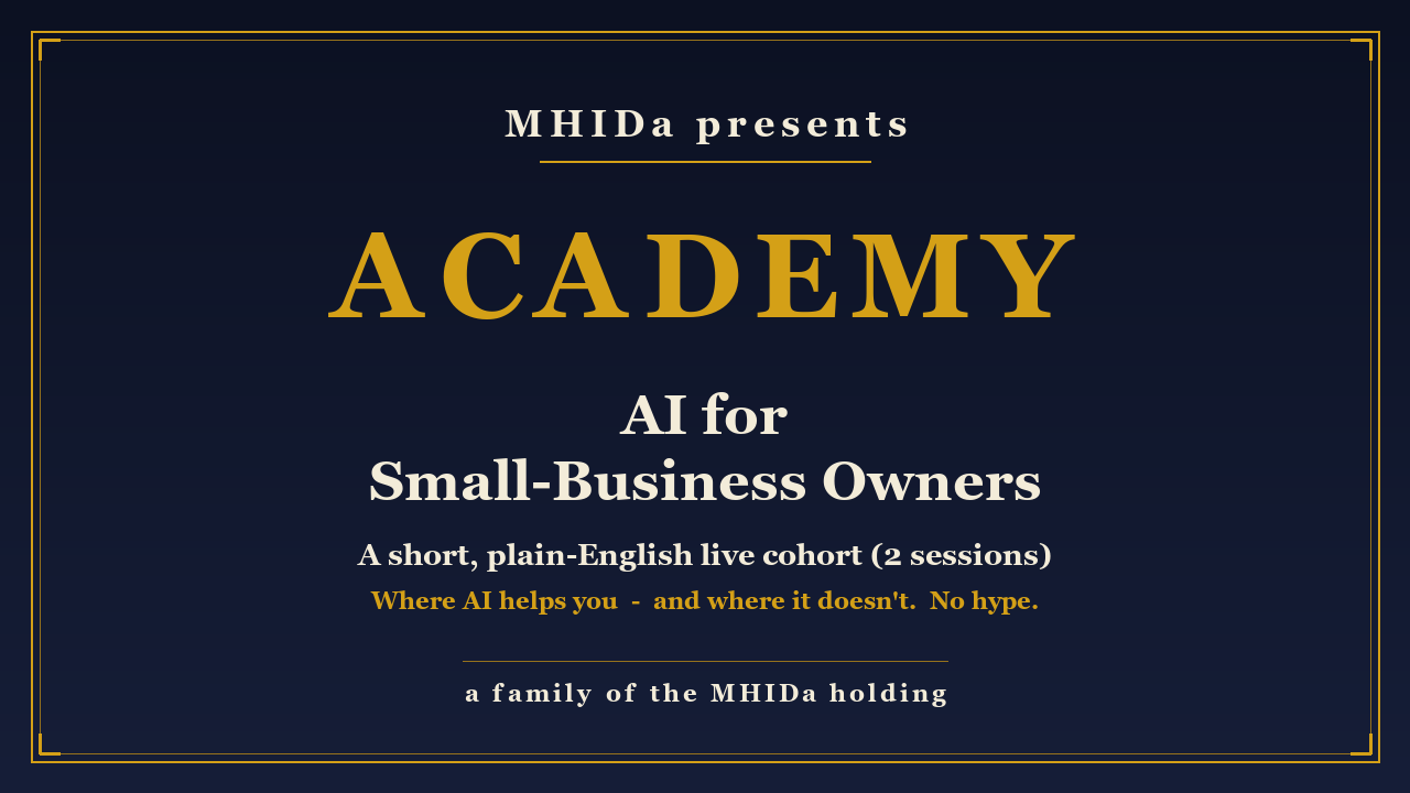 AI FOR SMALL-BUSINESS OWNERS cover