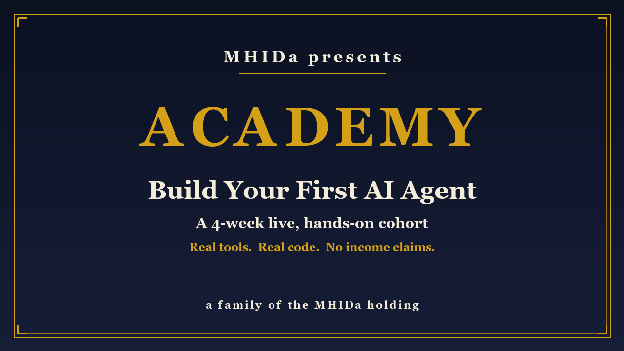 BUILD YOUR FIRST AI AGENT cover